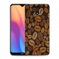 Дизайнерский силиконовый с усиленными углами чехол для Xiaomi RedMi 8A Кофе зависимость