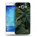 Дизайнерский пластиковый чехол для Samsung Galaxy A8 Нуарные листья