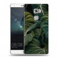 Дизайнерский пластиковый чехол для Huawei Mate S Нуарные листья