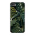 Дизайнерский силиконовый чехол для Iphone 7 Нуарные листья