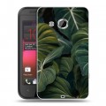 Дизайнерский пластиковый чехол для HTC Desire 200 Нуарные листья