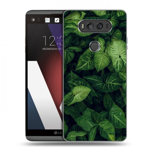 Дизайнерский пластиковый чехол для LG V20 Нуарные листья