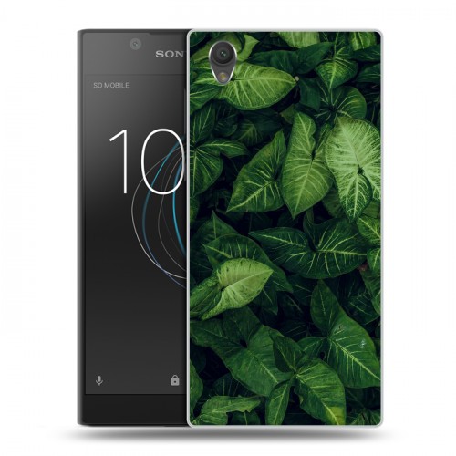 Дизайнерский пластиковый чехол для Sony Xperia L1 Нуарные листья