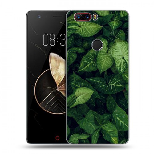 Дизайнерский пластиковый чехол для ZTE Nubia Z17 Нуарные листья