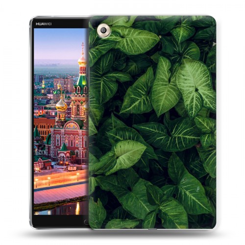 Дизайнерский пластиковый чехол для Huawei MediaPad M5 8.4 Нуарные листья