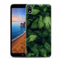 Дизайнерский силиконовый чехол для Xiaomi RedMi 7A Нуарные листья