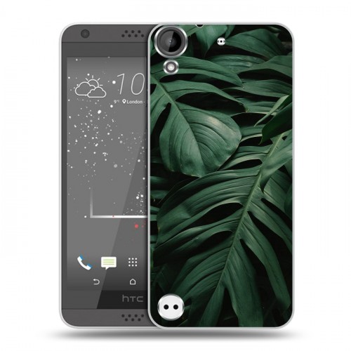 Дизайнерский пластиковый чехол для HTC Desire 530 Нуарные листья