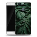 Дизайнерский пластиковый чехол для Huawei P9 Plus Нуарные листья