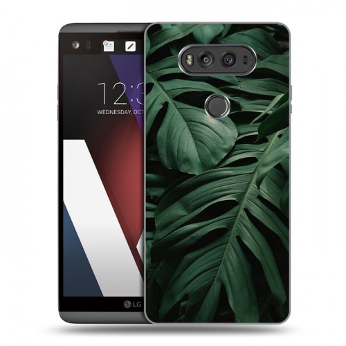 Дизайнерский пластиковый чехол для LG V20 Нуарные листья