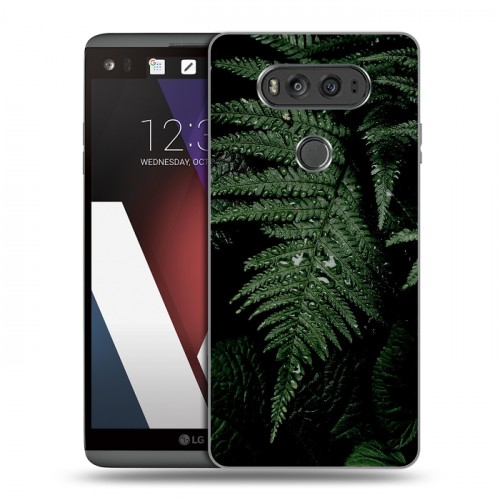 Дизайнерский пластиковый чехол для LG V20 Нуарные листья