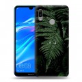 Дизайнерский пластиковый чехол для Huawei Y6 (2019) Нуарные листья