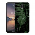 Дизайнерский силиконовый чехол для Nokia 1.3 Нуарные листья