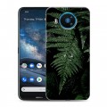 Дизайнерский силиконовый чехол для Nokia 8.3 Нуарные листья