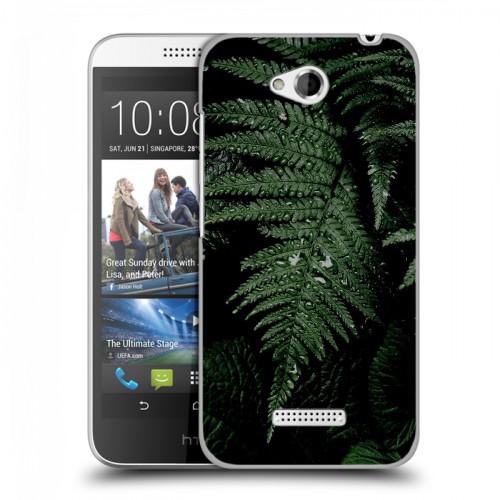 Дизайнерский пластиковый чехол для HTC Desire 616 Нуарные листья
