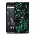 Дизайнерский пластиковый чехол для BQ Aquaris X5 Нуарные листья