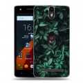 Дизайнерский силиконовый чехол для Wileyfox Storm Нуарные листья