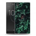 Дизайнерский пластиковый чехол для Sony Xperia L1 Нуарные листья