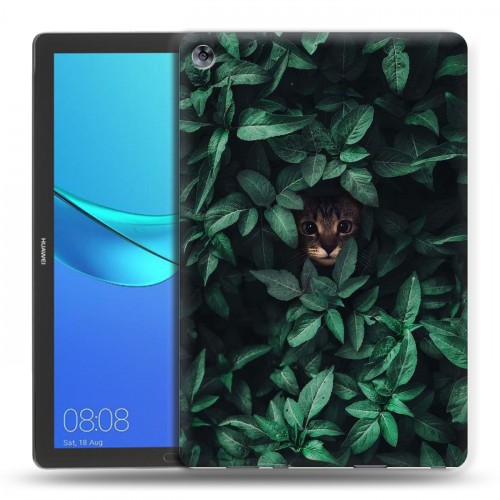 Дизайнерский силиконовый чехол для Huawei MediaPad M5 10.8 Нуарные листья