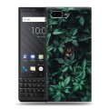 Дизайнерский пластиковый чехол для BlackBerry KEY2 Нуарные листья