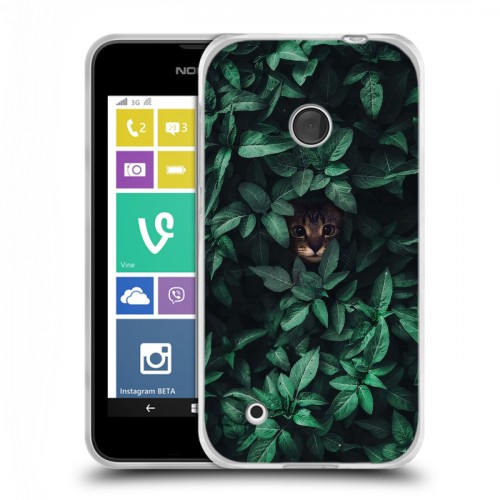 Дизайнерский пластиковый чехол для Nokia Lumia 530 Нуарные листья