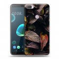 Дизайнерский силиконовый чехол для HTC Desire 12 Plus Нуарные листья