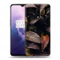 Дизайнерский пластиковый чехол для OnePlus 7 Нуарные листья