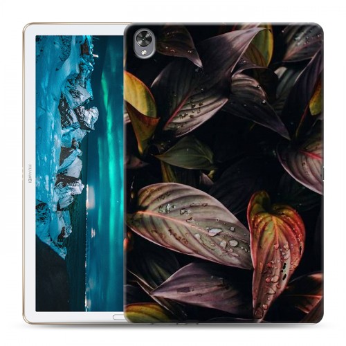 Дизайнерский силиконовый чехол для Huawei MediaPad M6 10.8 Нуарные листья