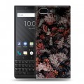 Дизайнерский пластиковый чехол для BlackBerry KEY2 Нуарные листья