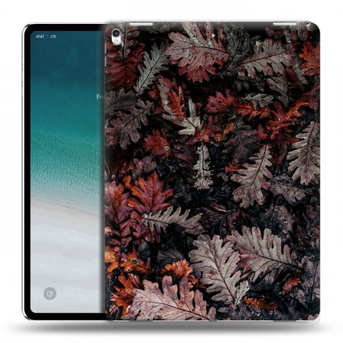 Дизайнерский силиконовый чехол для IPad Pro 12.9 (2018) Нуарные листья
