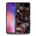 Дизайнерский силиконовый с усиленными углами чехол для Xiaomi Mi9 Нуарные листья