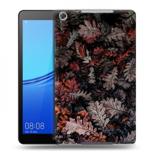 Дизайнерский силиконовый чехол для Huawei MediaPad M5 lite 8 Нуарные листья