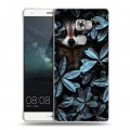 Дизайнерский пластиковый чехол для Huawei Mate S Нуарные листья