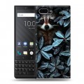 Дизайнерский пластиковый чехол для BlackBerry KEY2 Нуарные листья