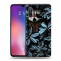 Дизайнерский силиконовый с усиленными углами чехол для Xiaomi Mi9 Нуарные листья