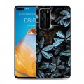 Дизайнерский пластиковый чехол для Huawei P40 Нуарные листья