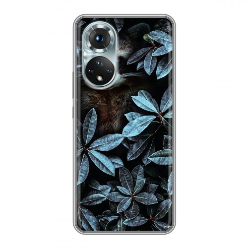 Дизайнерский силиконовый чехол для Huawei Honor 50 Нуарные листья