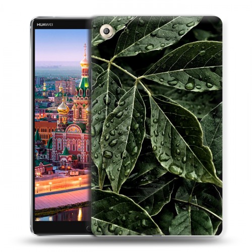 Дизайнерский пластиковый чехол для Huawei MediaPad M5 8.4 Нуарные листья