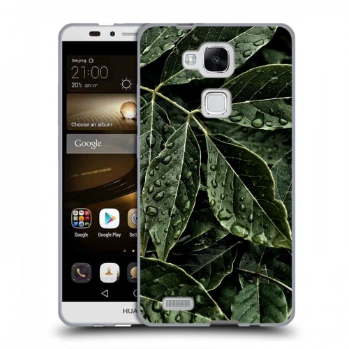 Дизайнерский силиконовый чехол для Huawei Ascend Mate 7 Нуарные листья