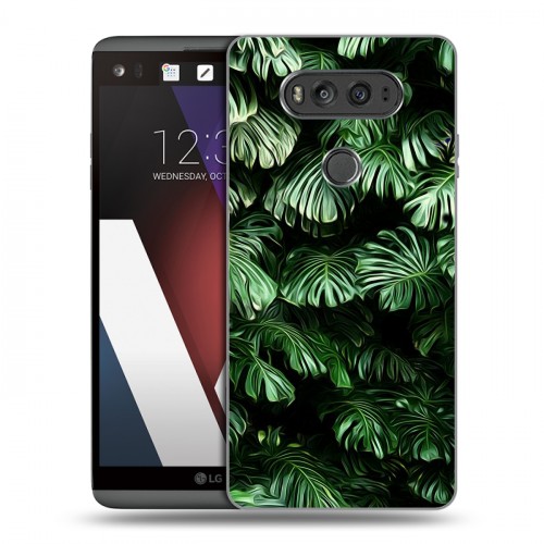 Дизайнерский пластиковый чехол для LG V20 Нуарные листья