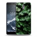 Дизайнерский силиконовый чехол для Nokia 3.1 Нуарные листья