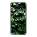 Дизайнерский силиконовый чехол для Samsung Galaxy S10e Нуарные листья