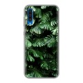 Дизайнерский силиконовый чехол для Samsung Galaxy A50 Нуарные листья