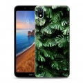 Дизайнерский силиконовый чехол для Xiaomi RedMi 7A Нуарные листья