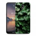 Дизайнерский силиконовый чехол для Nokia 1.3 Нуарные листья