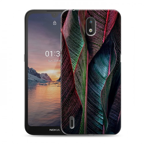 Дизайнерский силиконовый чехол для Nokia 1.3 Нуарные листья