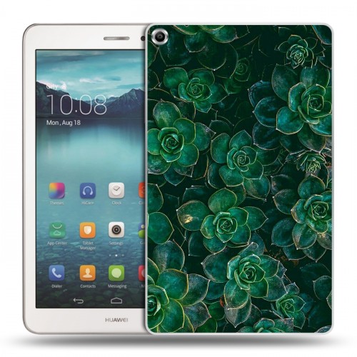 Дизайнерский силиконовый чехол для Huawei MediaPad T1 8.0 Нуарные листья