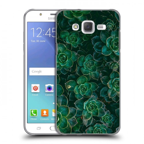 Дизайнерский пластиковый чехол для Samsung Galaxy J5 Нуарные листья