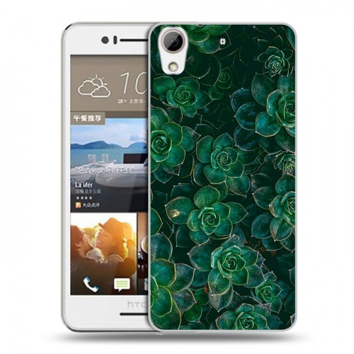Дизайнерский пластиковый чехол для HTC Desire 728 Нуарные листья