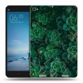 Дизайнерский силиконовый чехол для Xiaomi Mi Pad 2 Нуарные листья