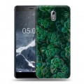 Дизайнерский силиконовый чехол для Nokia 3.1 Нуарные листья